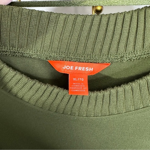 Chic Olive Green Knit Dress - Picture 5 of 6